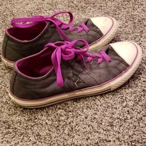 Purple Converse